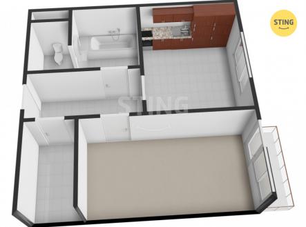 Prodej bytu, 1+1, 44 m²