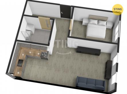 Prodej bytu, 2+kk, 51 m²