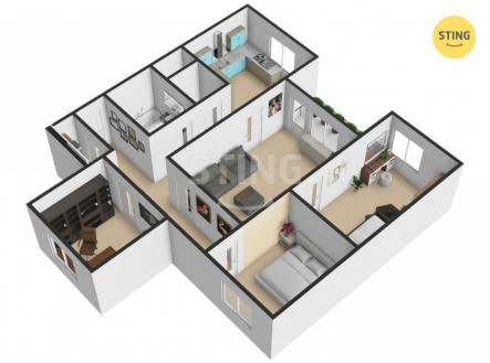 Prodej bytu, 4+1, 75 m²