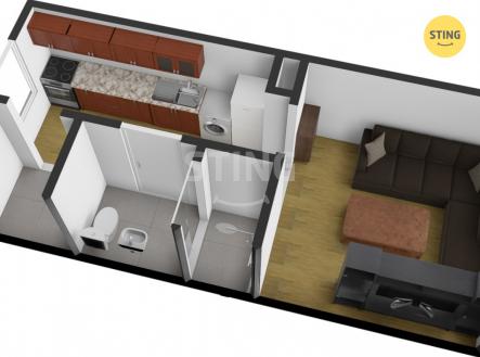 Prodej bytu, 1+1, 23 m²