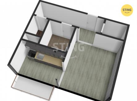 Prodej bytu, 1+1, 42 m²