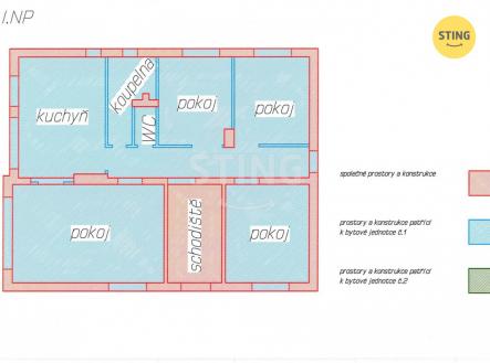 Prodej bytu, 4+1, 92 m²