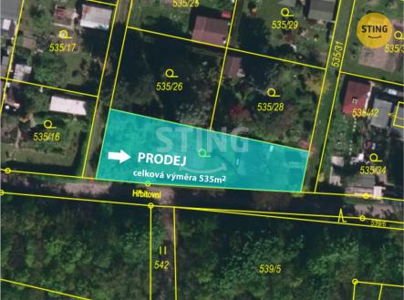 Prodej pozemku, zahrada, 535 m²