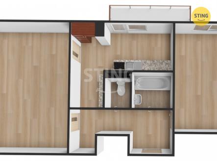 Prodej bytu, 2+1, 58 m²