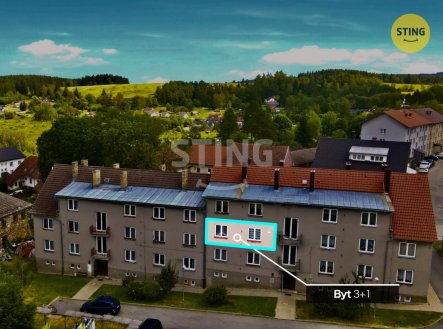 Prodej bytu, 3+1, 82 m², Světlík, okr. Český Krumlov