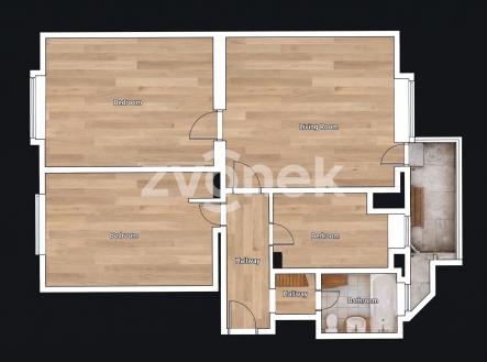 Prodej bytu, 3+1, 66 m²