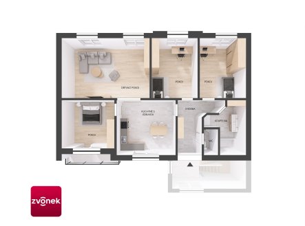 Prodej bytu, 5+kk, 110 m²