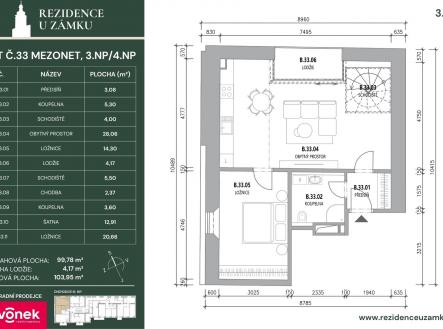Prodej bytu, atypický, 107 m²