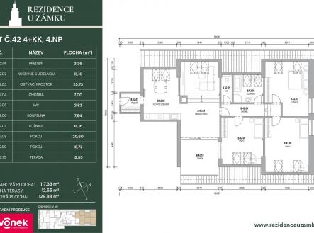 Prodej bytu, 4+kk, 137 m²