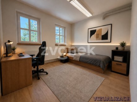 Pronájem studentského pokoje 10 m², Zlín