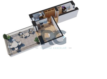 Prodej bytu, 2+kk, 32 m², Praha – náhled fotky 2