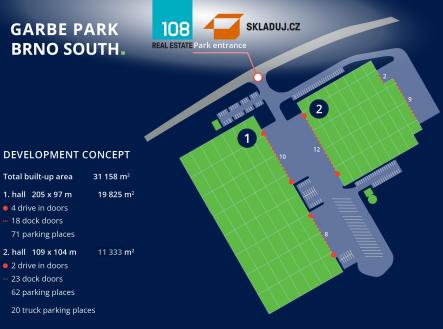 Pronájem - komerční objekt, sklad, 11 000 m²