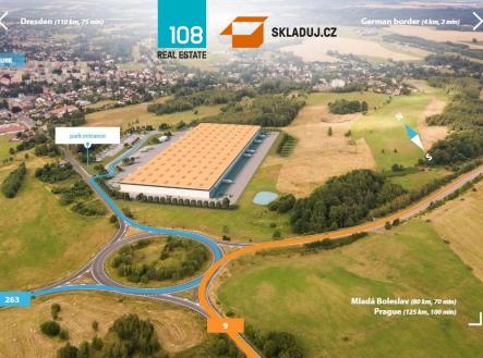 Pronájem - komerční objekt, sklad, 20 000 m²