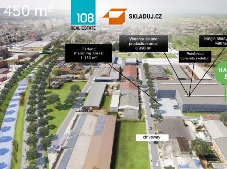 Pronájem komerčního objektu, sklad, 3 300 m²