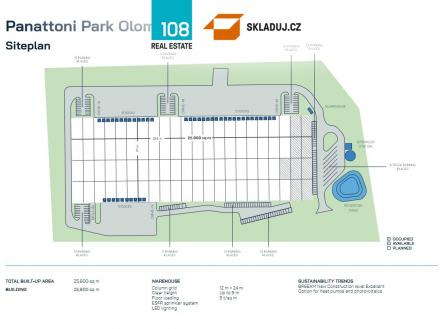 Pronájem komerčního objektu, sklad, 5 000 m²
