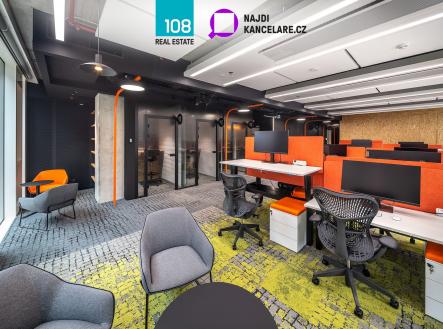 Pronájem kanceláře, 1 698 m²