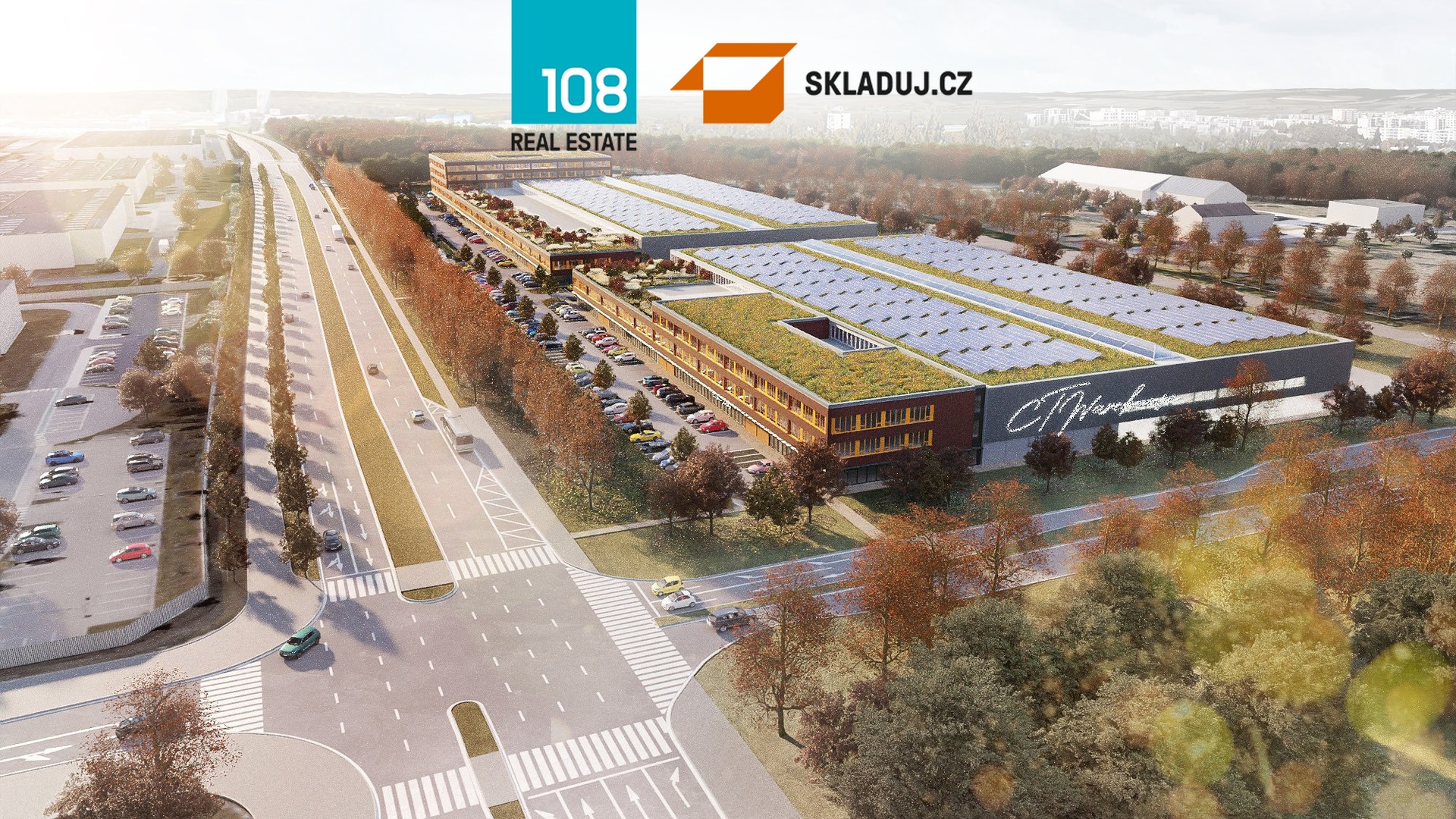 Industrial park Plzeň, pronájem skladových prostor