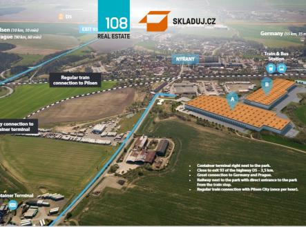 Pronájem - komerční objekt, sklad, 3 000 m²