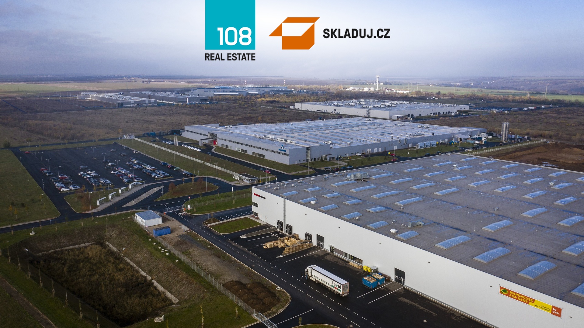 Industrial park Velemyšleves, pronájem skladových prostor