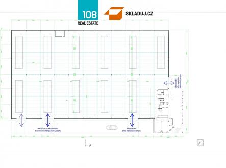 Pronájem - komerční objekt, sklad, 2 400 m²