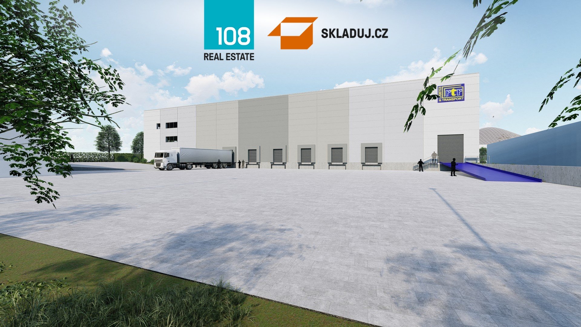 Industrial park Ústí nad Labem, pronájem skladových prostor