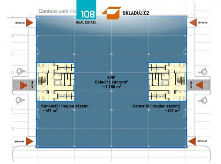 Pronájem - komerční objekt, sklad, 2 000 m²