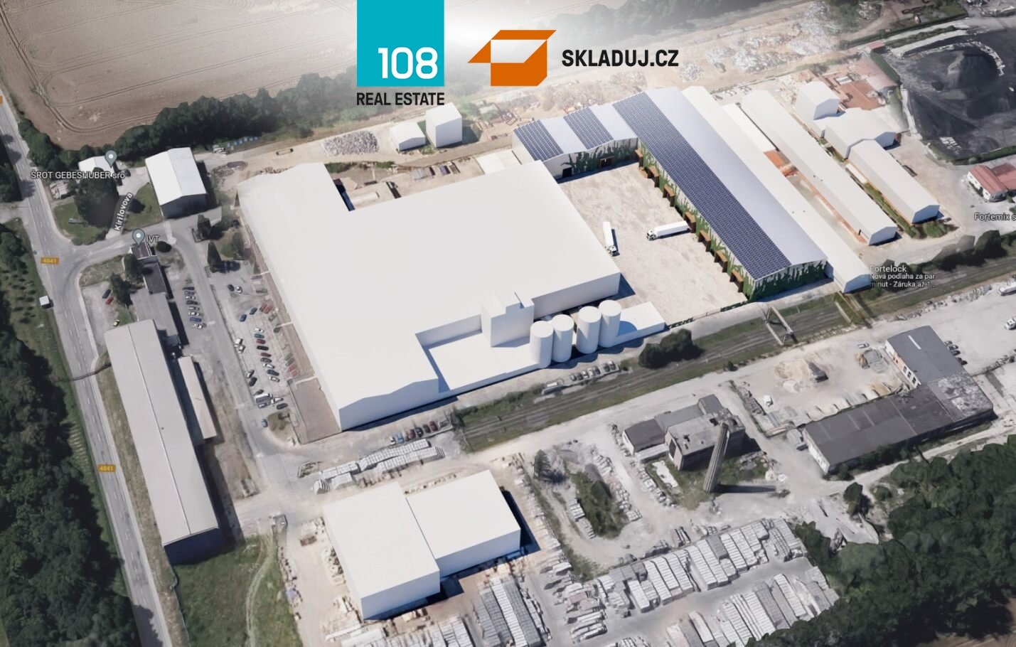 Industrial park Frýdek-Místek, pronájem skladových prostor