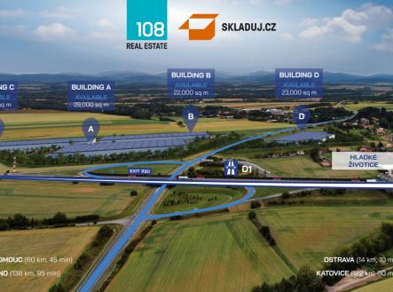 Pronájem - komerční objekt, sklad, 30 000 m²