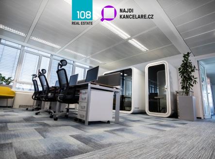 Pronájem kanceláře, 408 m²