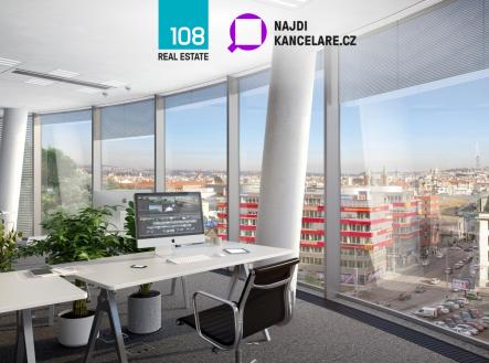Pronájem kanceláře, 387 m²