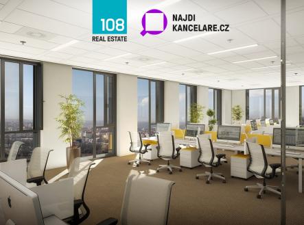 Pronájem kanceláře, 819 m²