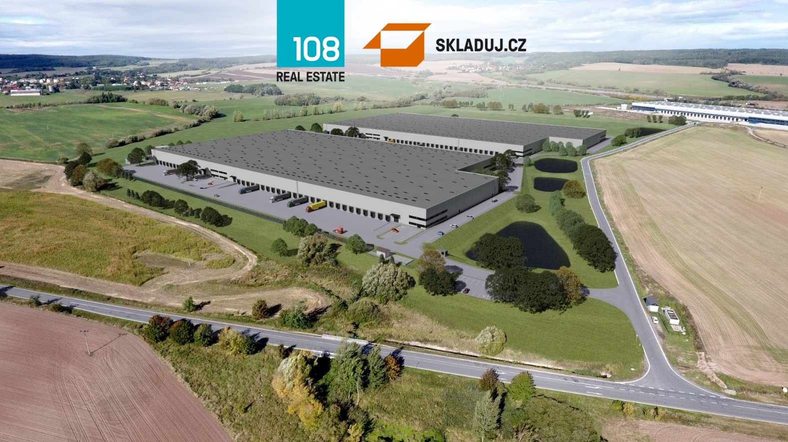 Industrial park Přehýšov, pronájem skladových prostor