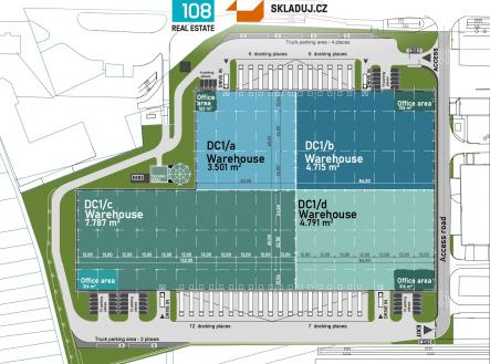 Pronájem - komerční objekt, sklad, 7 790 m²