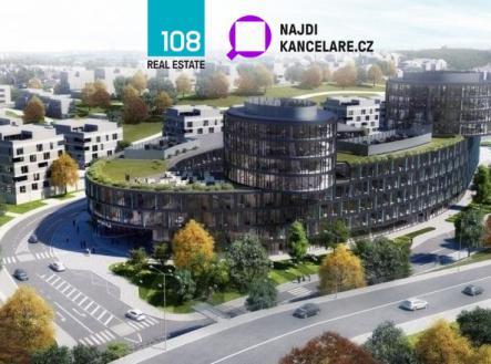 Pronájem - kanceláře, 610 m²