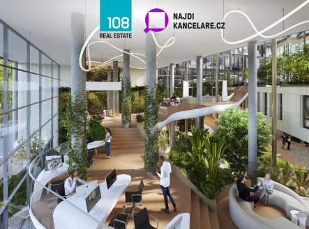 Pronájem kanceláře, 1 044 m²