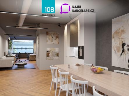 Pronájem kanceláře, 326 m²