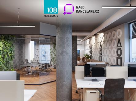 Pronájem kanceláře, 326 m²