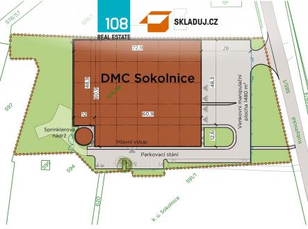 Pronájem komerčního objektu, sklad, 4 300 m²