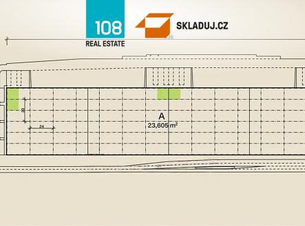 Pronájem komerčního objektu, sklad, 23 605 m²