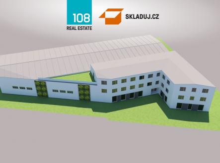 Pronájem komerčního objektu, sklad, 1 100 m²