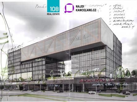 Pronájem kanceláře, 1 135 m²