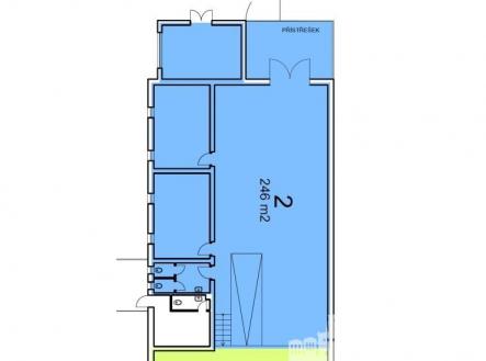 Pronájem - komerční objekt, sklad, 246 m²