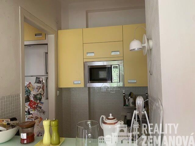 Pronájem zařízeného a útulného bytu 2+kk u M Dejvická, 41 m2, zahrada za domem, Verdunská ul., P-6