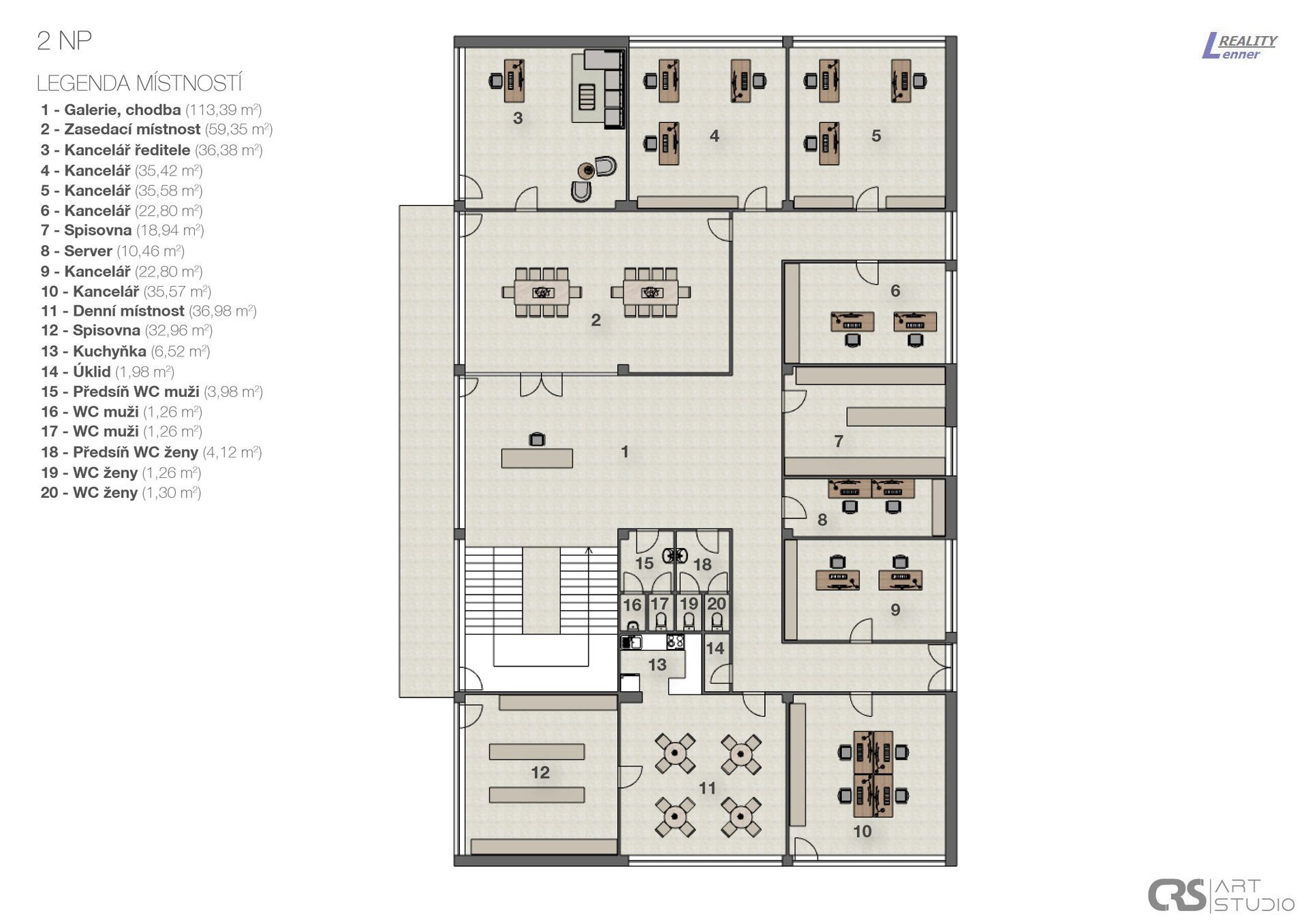 Výrobní závod 1.500 m2, 580 m2 kanceláře a příslušenství, vše na pozemku s výměrou 7.637 m2