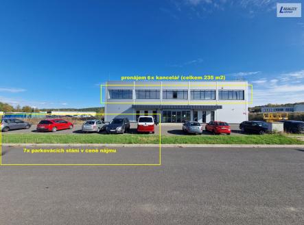 Pronájem kanceláře, 235 m²
