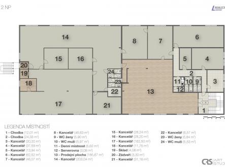 Pronájem komerčního objektu, obchodní centrum, 954 m²