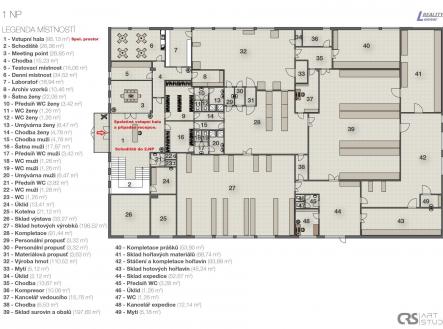 Pronájem kanceláře, 70 m²