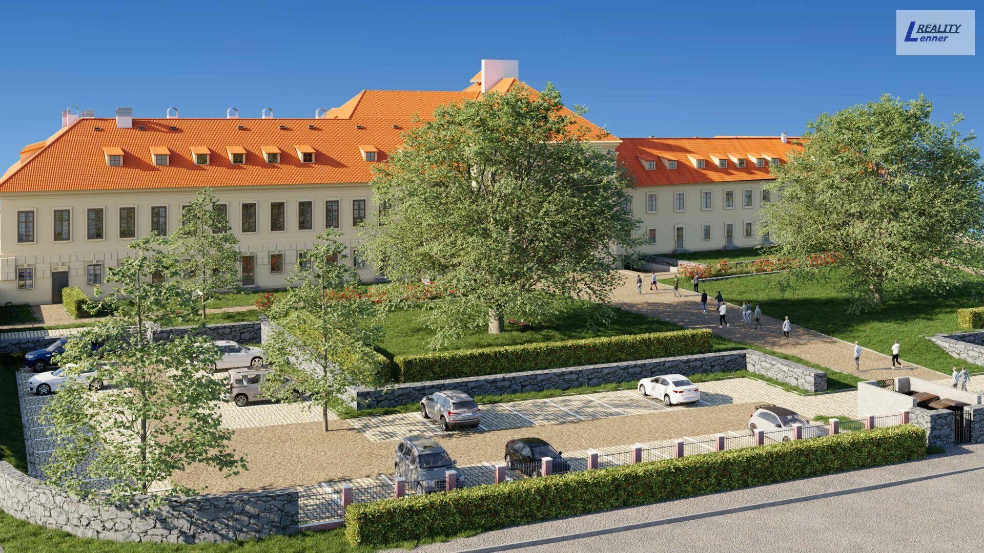 Prodej bytu 1kk, 48 m2, v historickém zámku se zámeckou zahradou