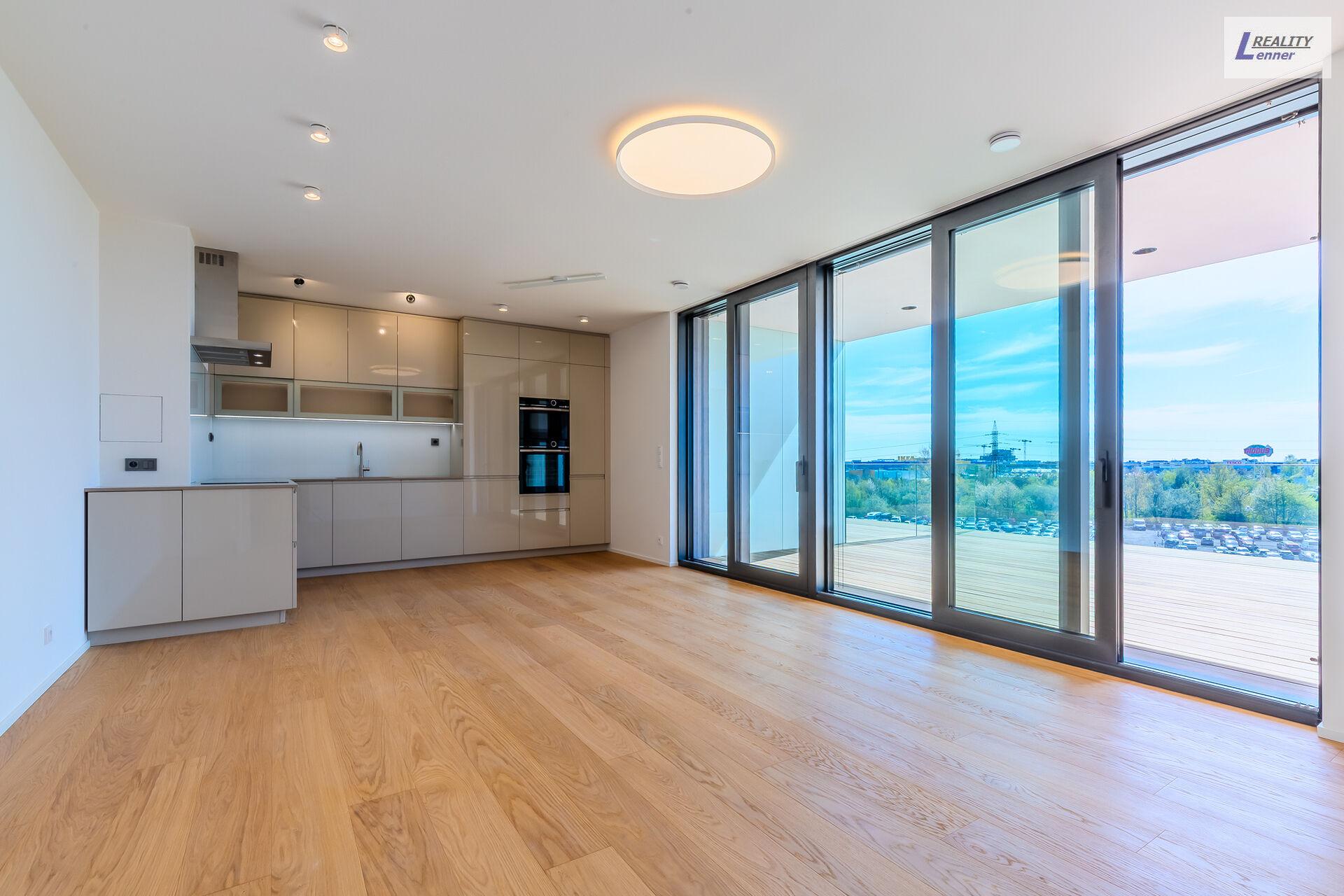 Pronájem bytu 3+kk, Rezidence Do Zahrádek II, 112 m2, 3. patro, terasa 30 m2