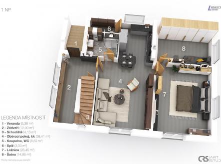 Prodej domu/vily, 257 m²